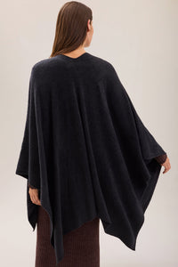 Barefoot Dreams Womens Light Weekend Wrap Black