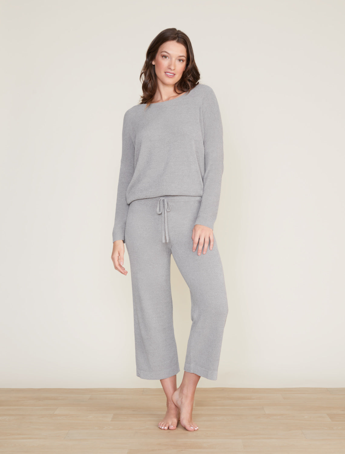 Barefoot Dreams Ultra LiteSlouchy Pullover Dove Gray