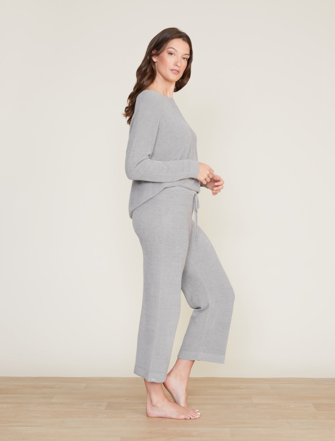 Barefoot Dreams Ultra Lite Culotte Pant Dove Gray