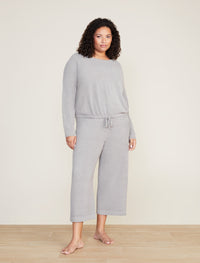 Barefoot Dreams Ultra LiteSlouchy Pullover Dove Gray