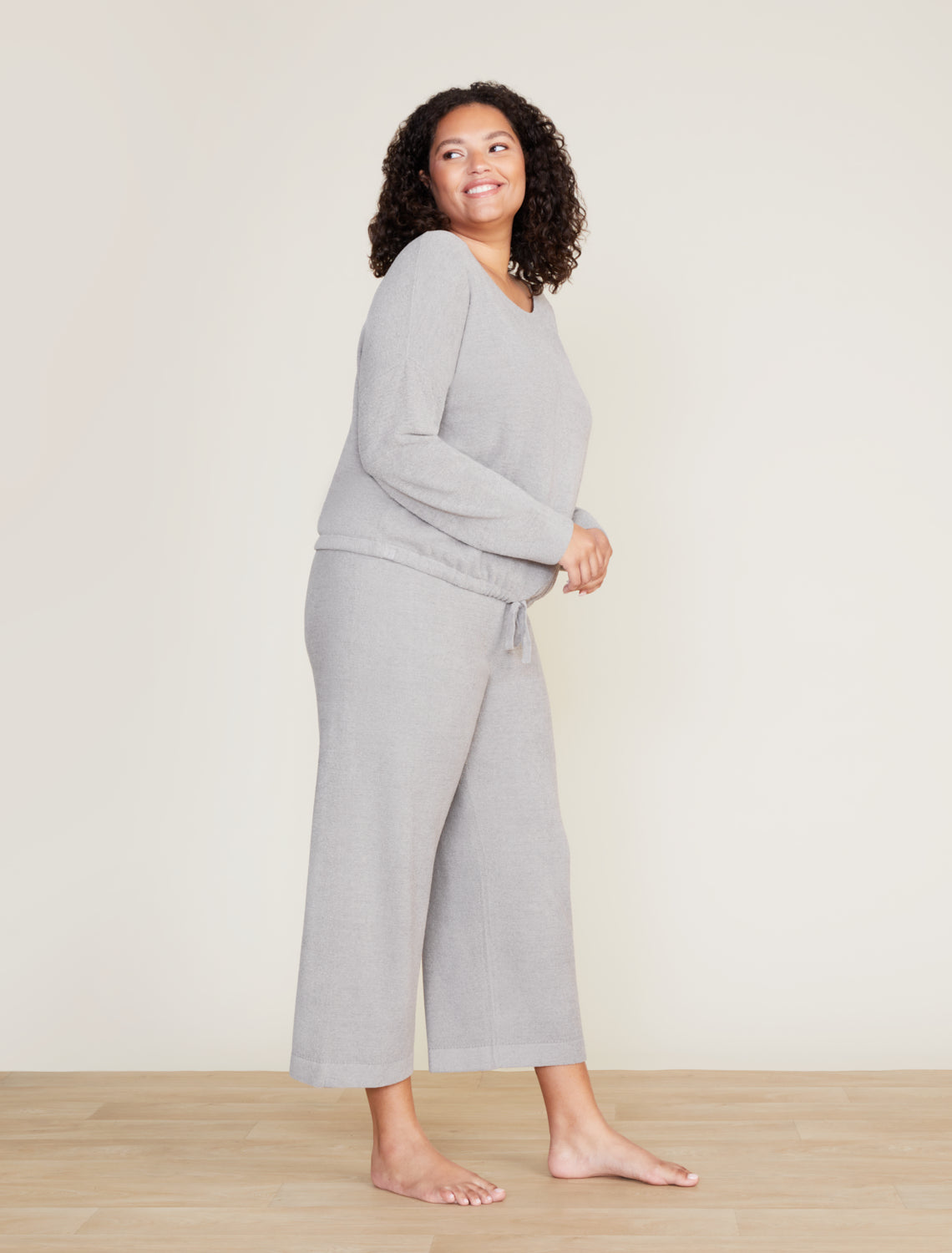 Barefoot Dreams Ultra Lite Culotte Pant Dove Gray