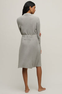 Barefoot Dreams Lite Ribbed Robe Dove Gray
