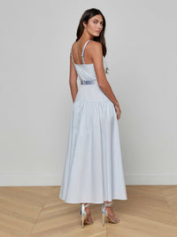 L'Agence Rima Dress Pale Mist Blue