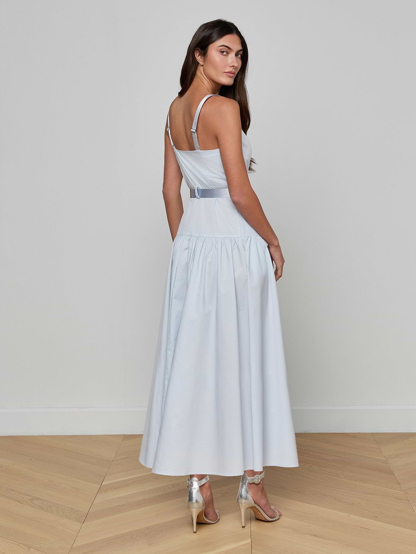 L'Agence Rima Dress Pale Mist Blue