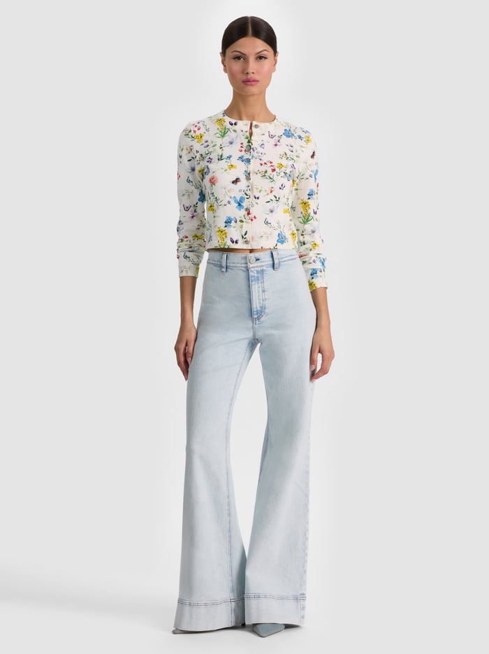Alice & Olivia Cardigan Imprimé Carson