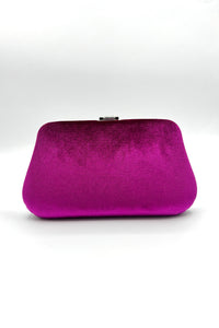 Tres Chic, pochette feuille, rose vif