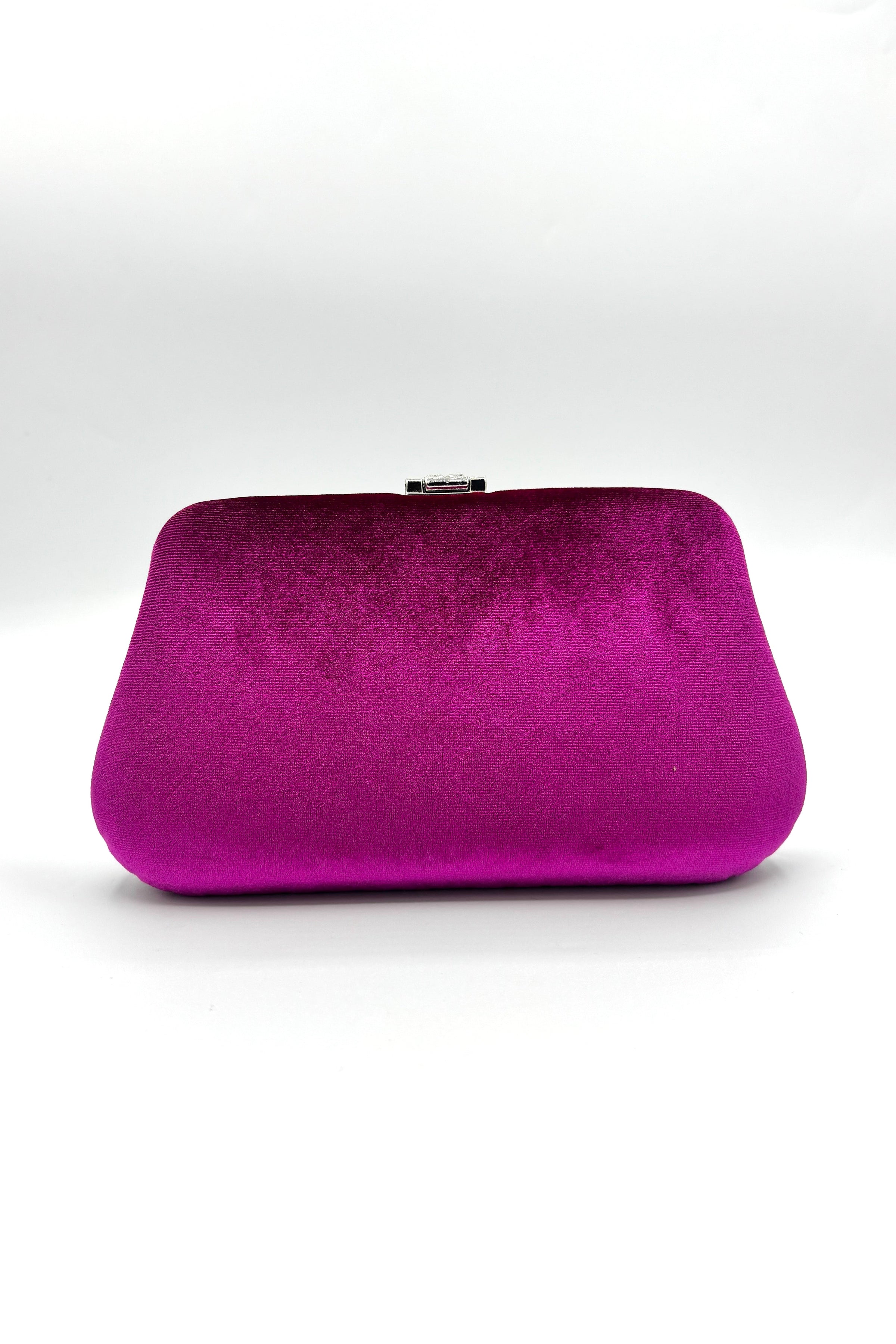 Tres Chic, pochette feuille, rose vif