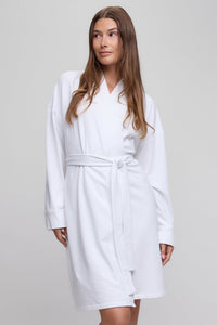 Barefoot Dreams Women's Brushed Luxe Lounge Robe Sea Salt