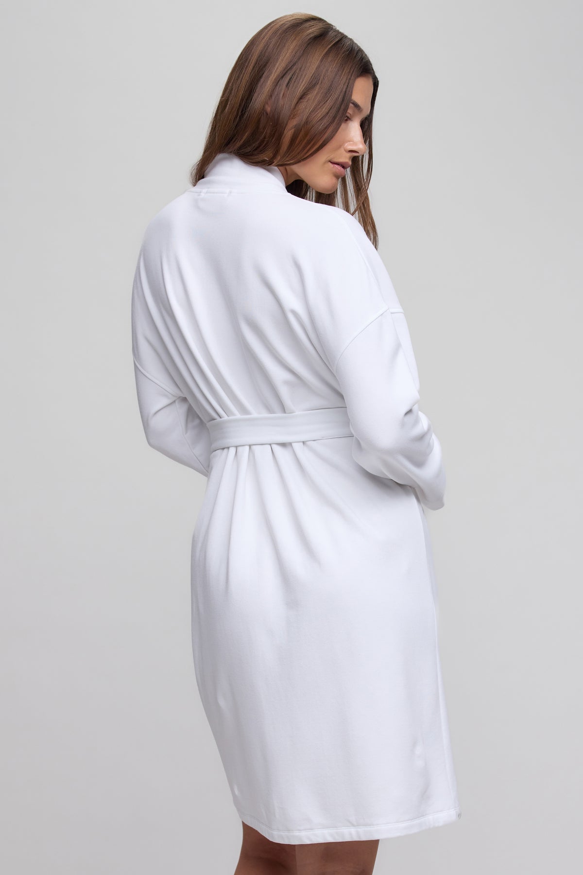 Barefoot Dreams Women's Brushed Luxe Lounge Robe Sea Salt