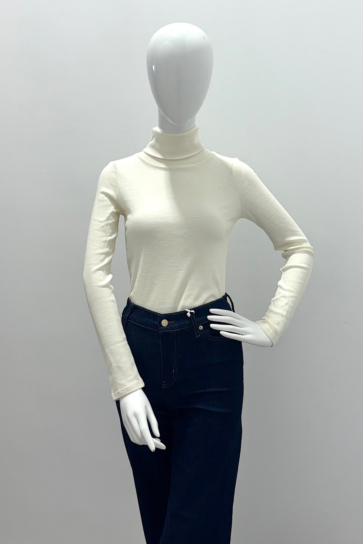 Repeat Knitted T-Shirt Ivory