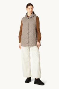 Ilse Jacobsen Quilted Long Vest
