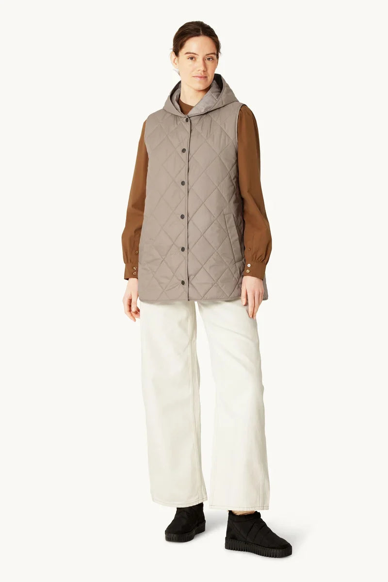Ilse Jacobsen Quilted Long Vest