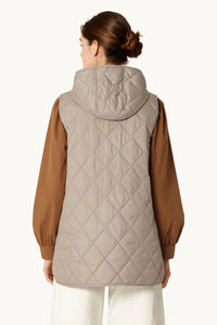Ilse Jacobsen Quilted Long Vest