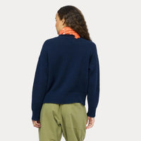 Kerri Rosenthal Roll Neck Love Reigns Sweater Indigo Blue