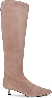 L'Agence Emilie Suede Kitten Heel Boot