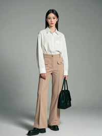 Pantalon Cambio Farah à poche patchée