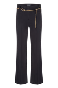 Cambio Black Chain Detail Tailored Pants