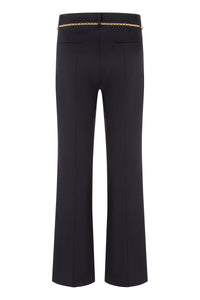 Cambio Black Chain Detail Tailored Pants
