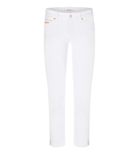 Cambio Piper Short Jean - White