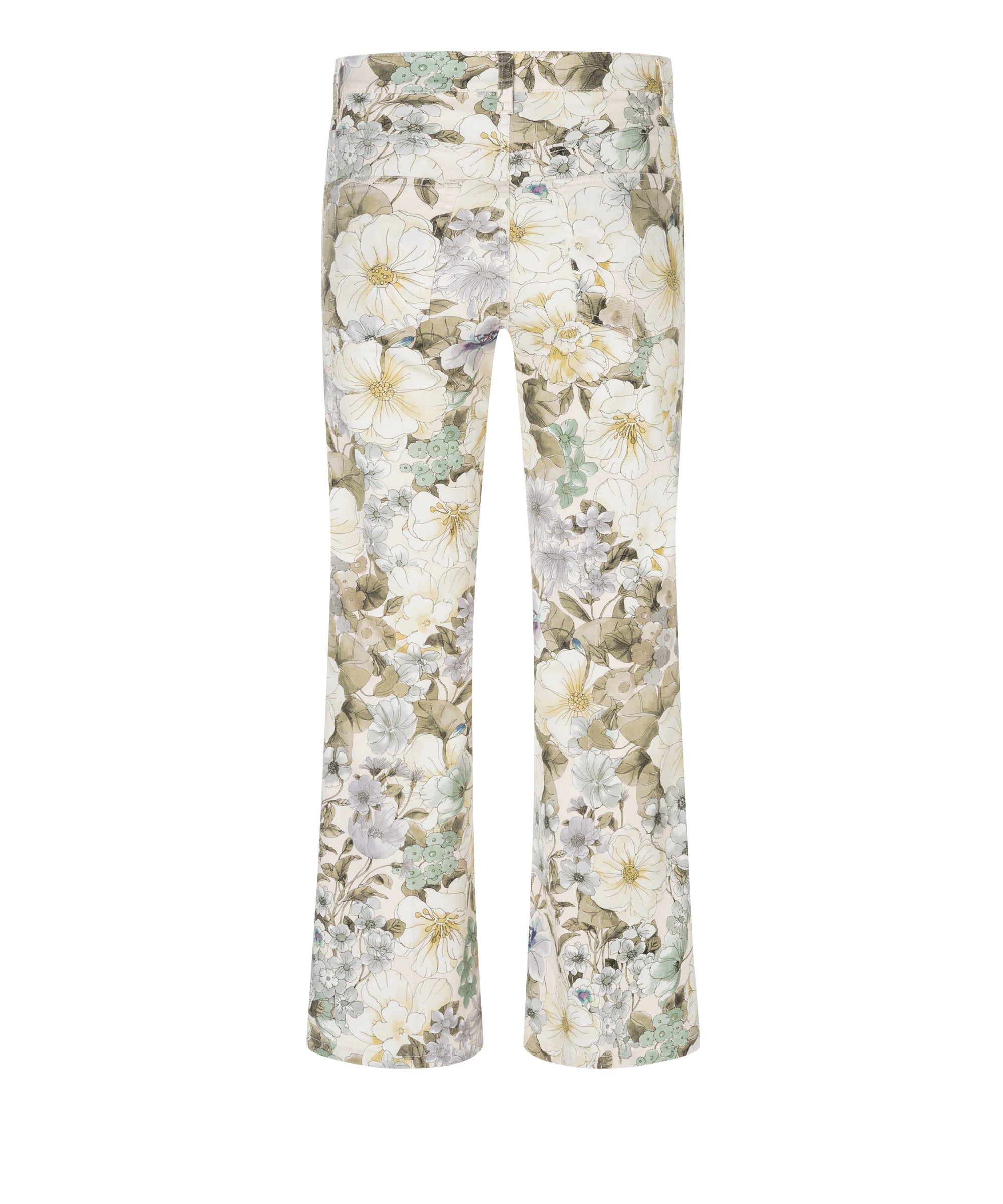 Cambio Fabienne Flower Pocket Cropped Flared Pant
