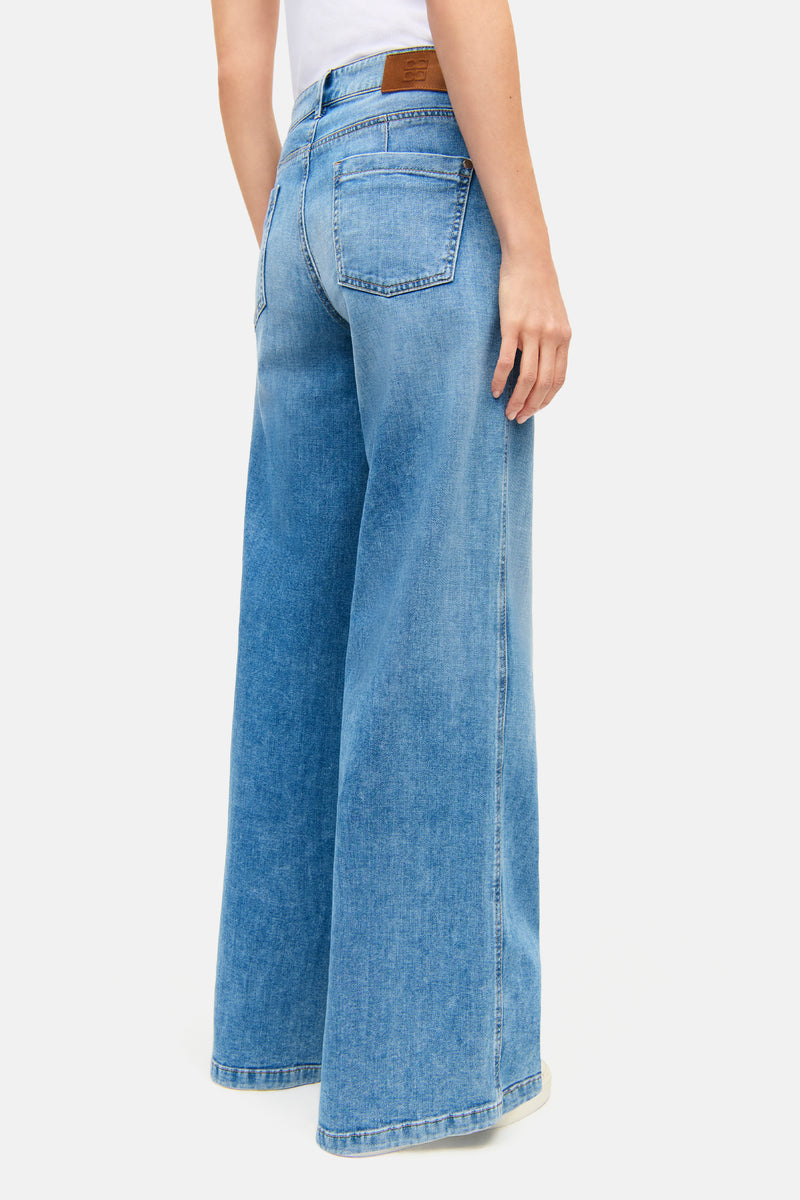 Cambio Alek Jeans Wide Fit Long