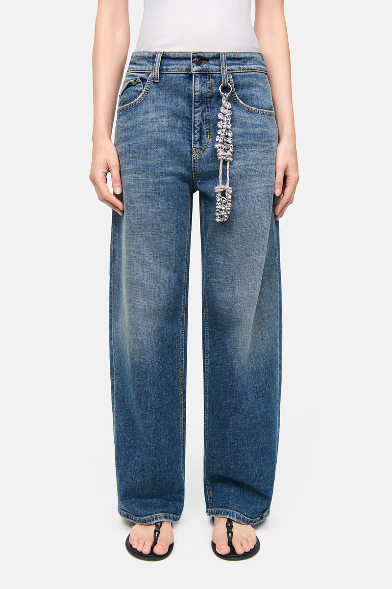 Cambio Baggy Long Jeans