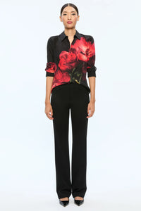 Alice & Olivia Brady Slim Button Down