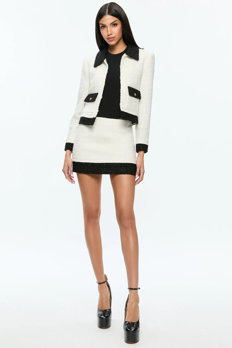 Alice & Olivia Topher Boxy Jacket