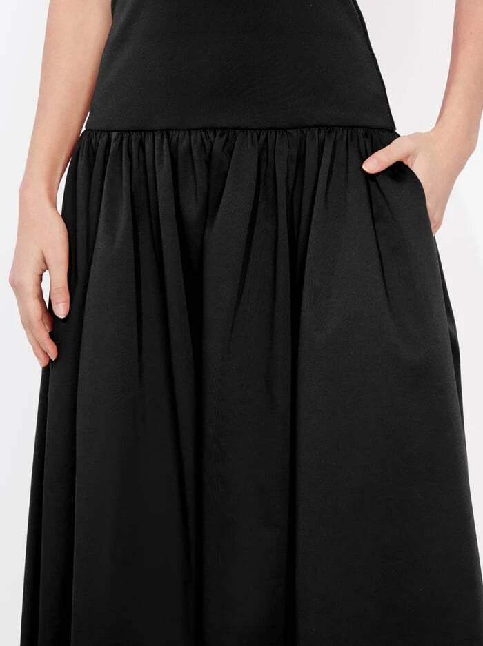 Alice & Olivia Oriana Drop Waist Midi Dress Alice & Olivia Oriana Drop Waist Midi Dress
