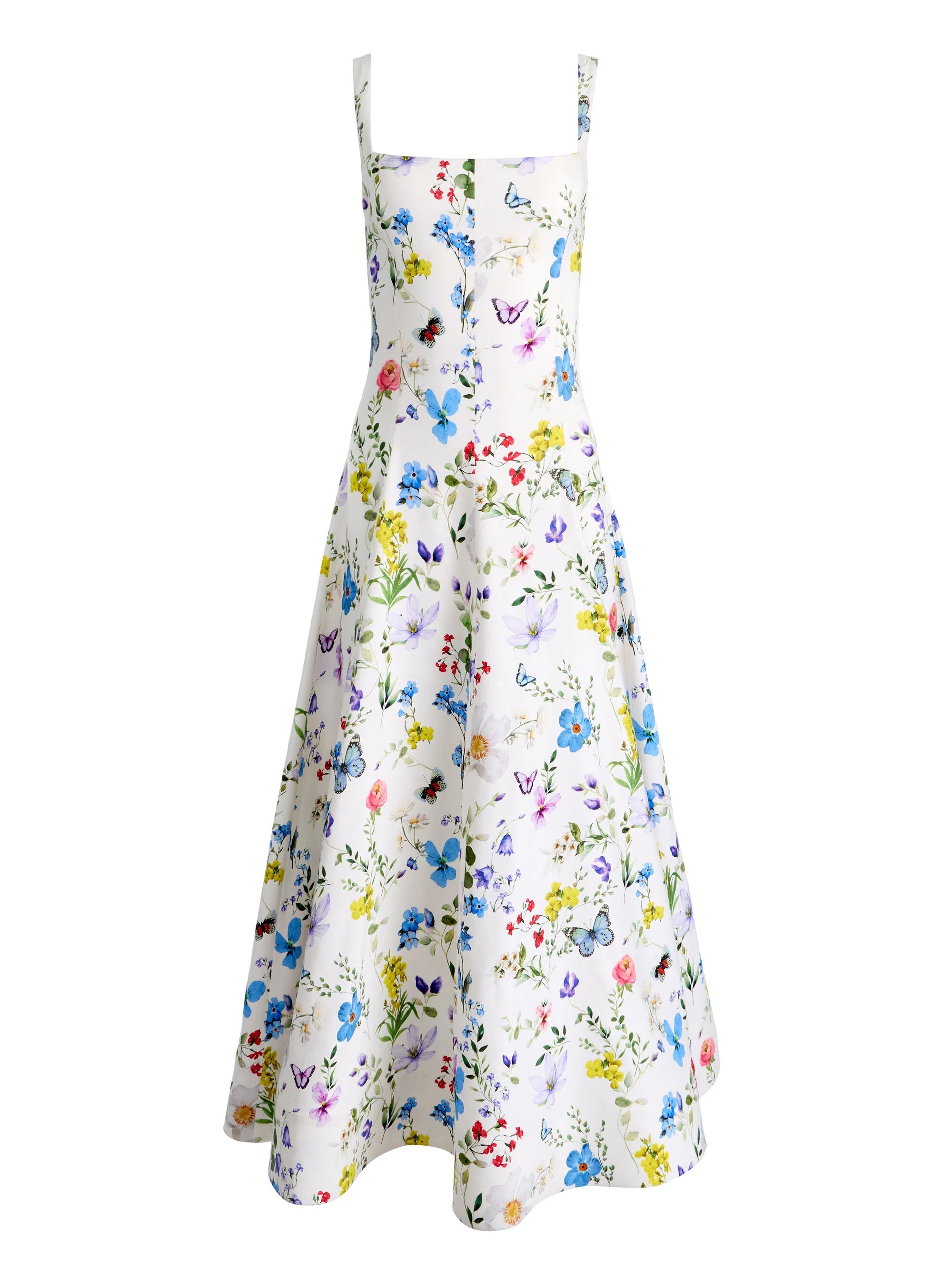 Robe évasée longueur cheville Polly Twisting Vines Alice & Olivia