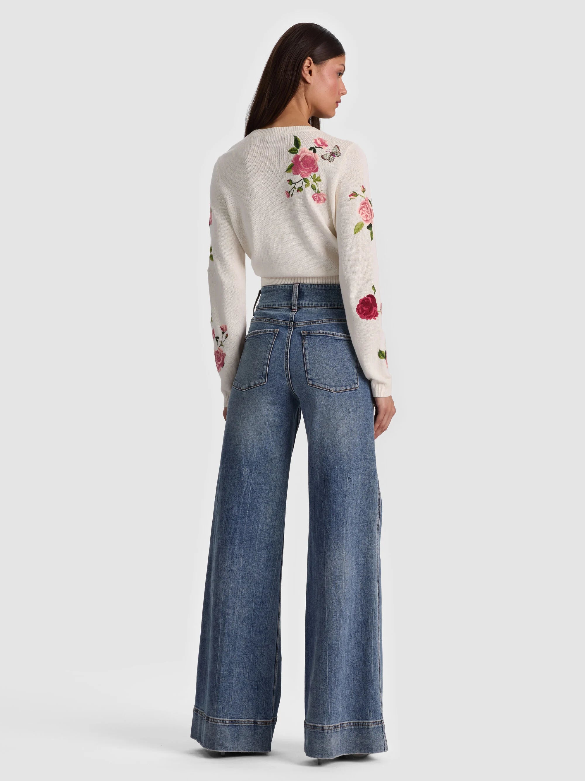 Alice + Olivia Dollie Cardigan - Off White