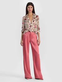 Alice + Olivia Blouse boutonnée Eloise Blanc cassé
