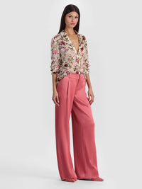 Alice + Olivia Blouse boutonnée Eloise Blanc cassé