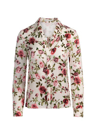 Alice + Olivia Blouse boutonnée Eloise Blanc cassé