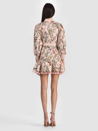 Alice + Olivia Lucy Mini Shirt Dress Sunset Grove