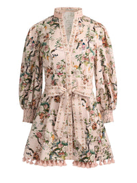 Alice + Olivia Lucy Mini Shirt Dress Sunset Grove