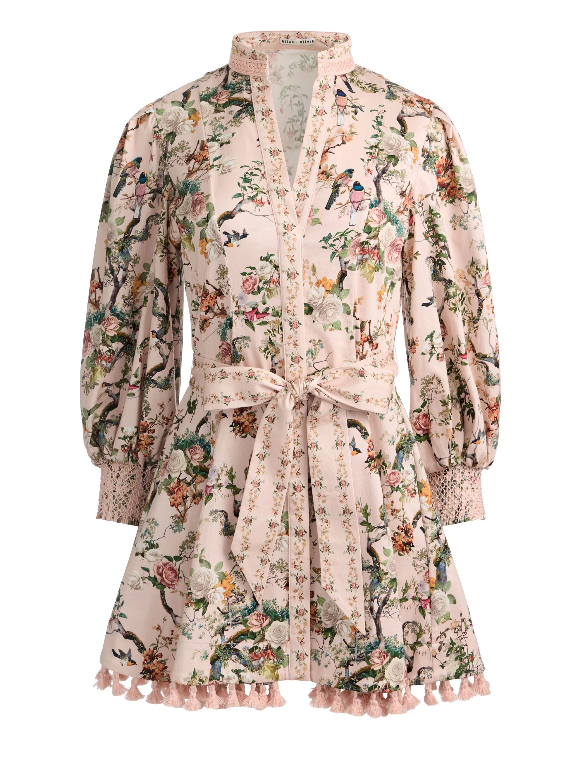 Alice + Olivia Lucy Mini Shirt Dress Sunset Grove