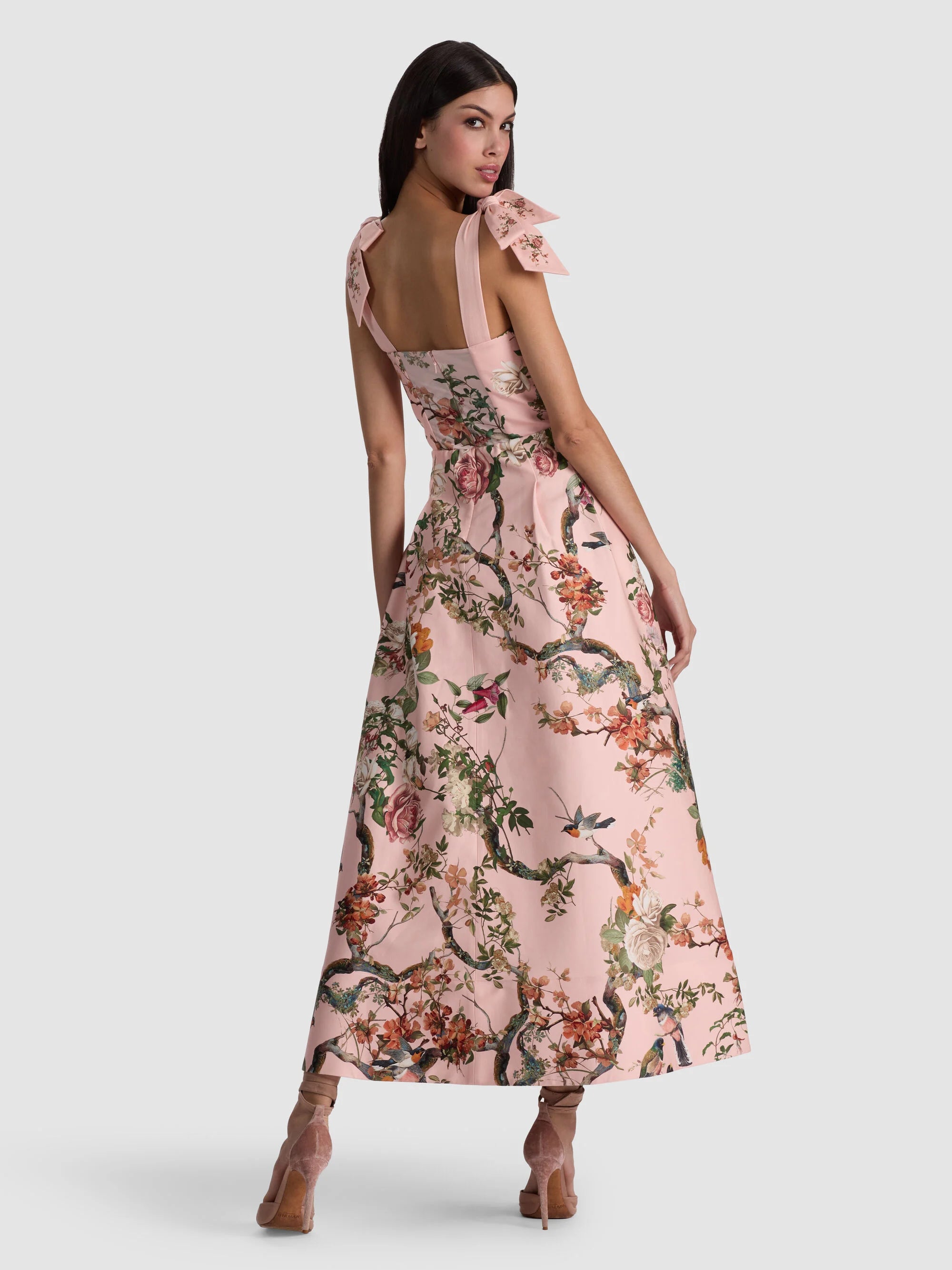 Alice + Olivia Hana Midi Dress Sunset Grove