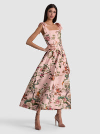Alice + Olivia Hana Midi Dress Sunset Grove