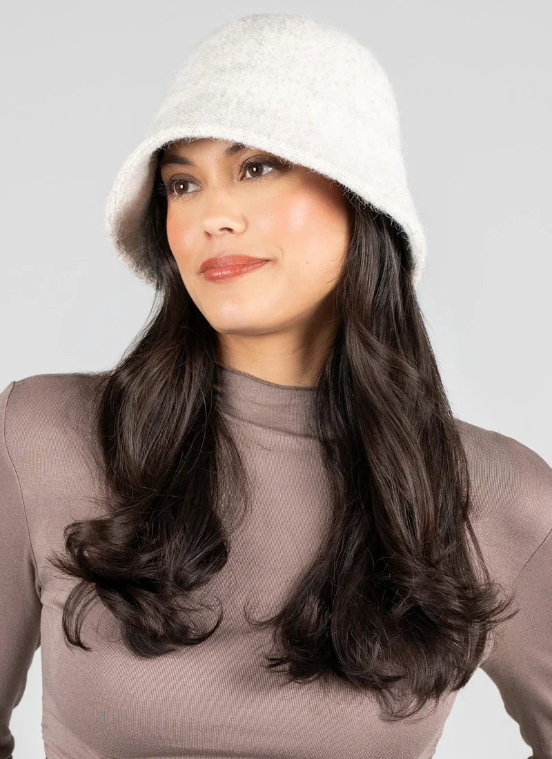 C'est Moi Wool Blend Bucket Hat - Ivory