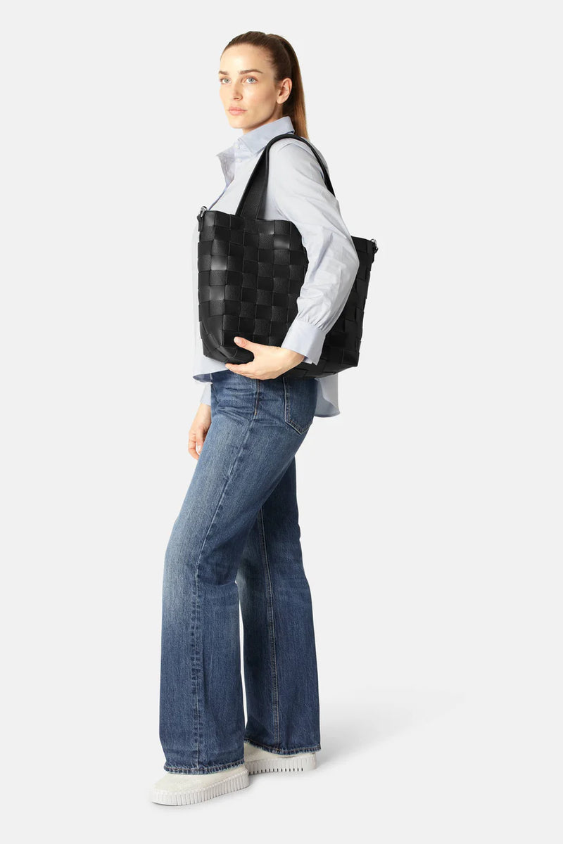 Sac bandoulière tressé large Ilse Jacobsen