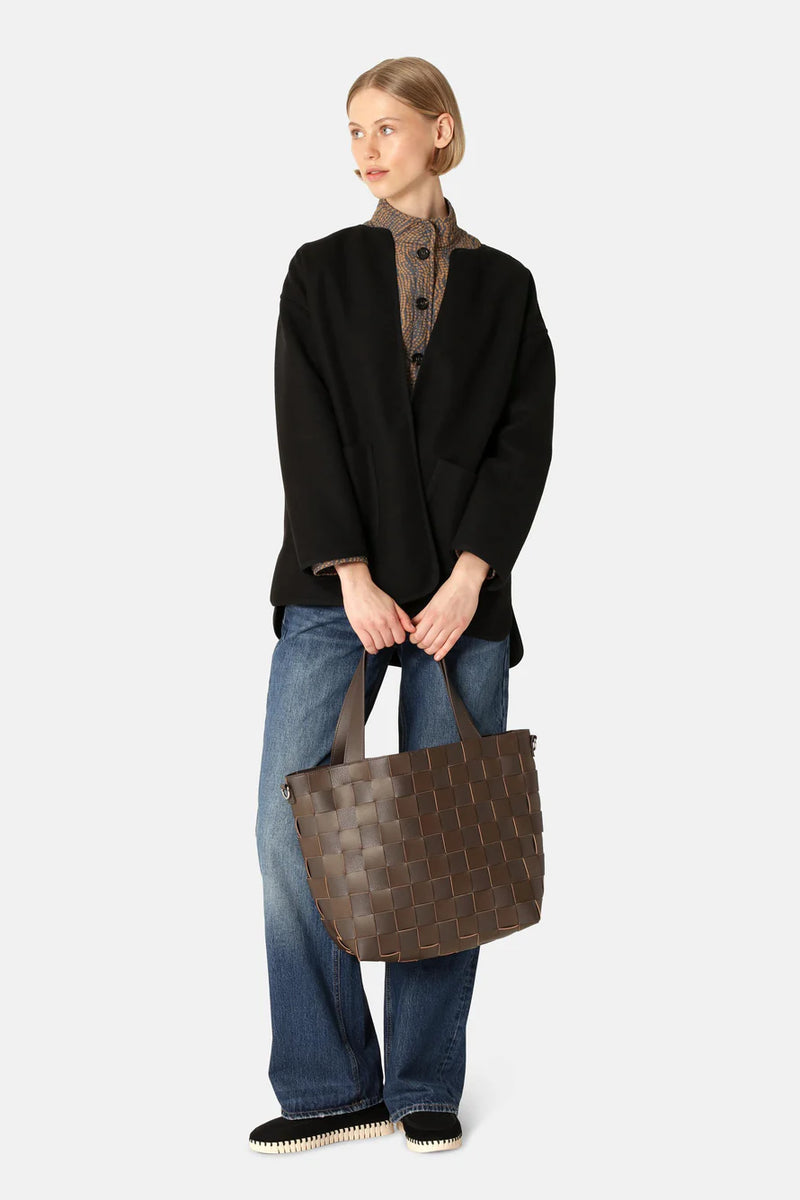 Sac bandoulière tressé large Ilse Jacobsen