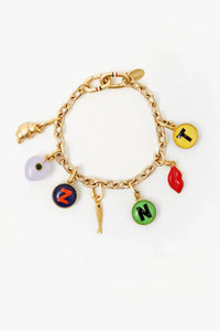 Clare V Charm Chain Bracelet