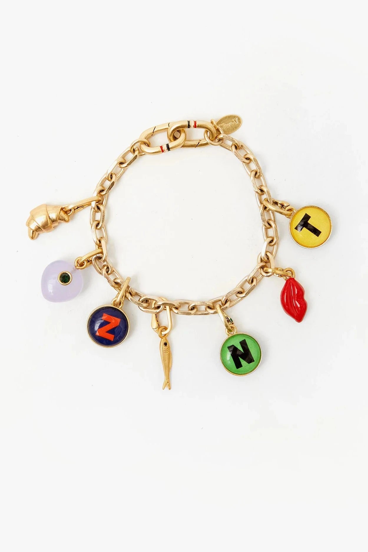 Clare V Charm Chain Bracelet