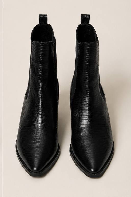 Twinset Karung Print Boots Black