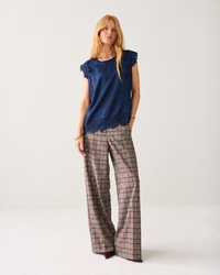 Summum Top Sleeveless Silky casual MIDNIGHT BLUE