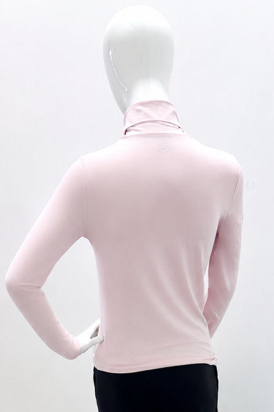 Majestic Filatures Soft Touch Long-Sleeve Turtleneck - Petale