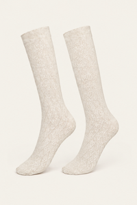 Chaussettes en coton motif losanges Wolford 001-45069-1168 Crème fouettée