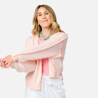 Cardigan Sienna Kerri Rosenthal Rose Sucre