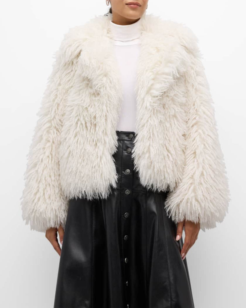 Cinq à Sept Faux Fur Cape